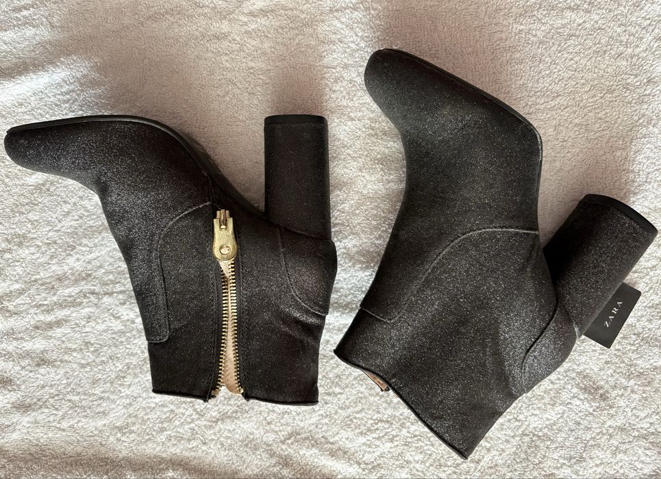 Botine Zara negre, mărimea 36