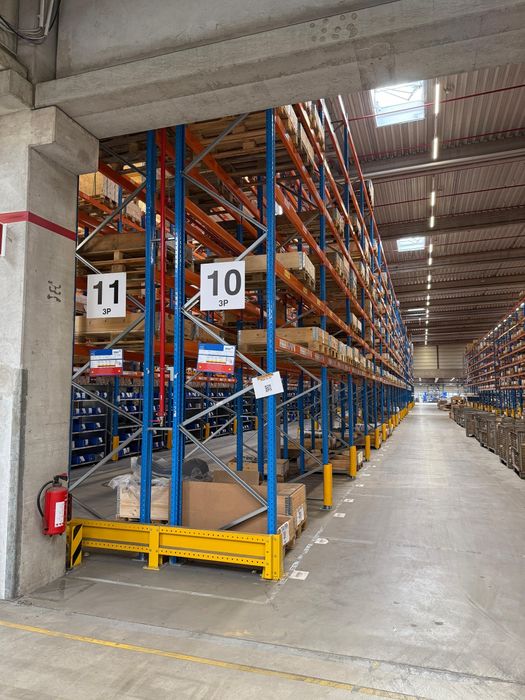 Rafturi Industriale Paleți GERMANIA – Transport & Montaj / Rame 2m-13.5m / Traverse 2.7m-5.7m