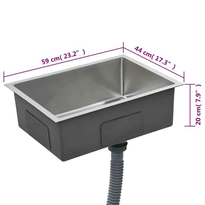 Chiuvetă manuală din oțel inoxidabil