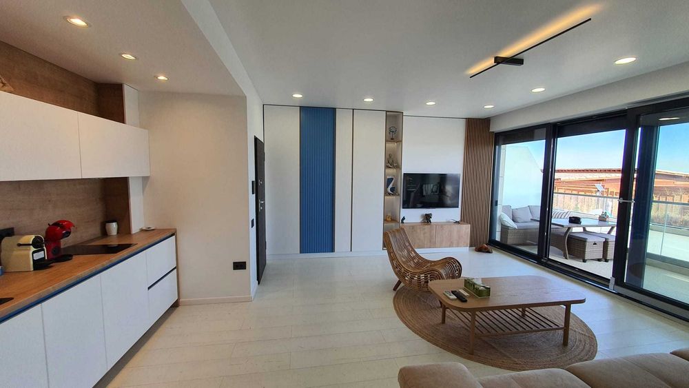 Apartament premium cu 3 camere – Vedere frontală la mare – Azimuth Beach & Lounge, Mamaia Nord – Stefan Building