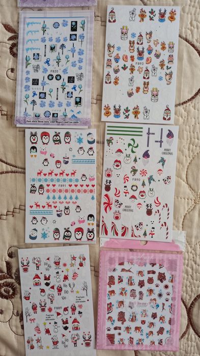 3D наклейки, 2 набора