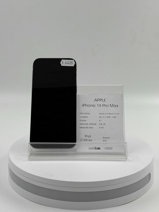 Apple iPhone 14 Pro Max 256 GB 85% Garantie 24 luni CashBox