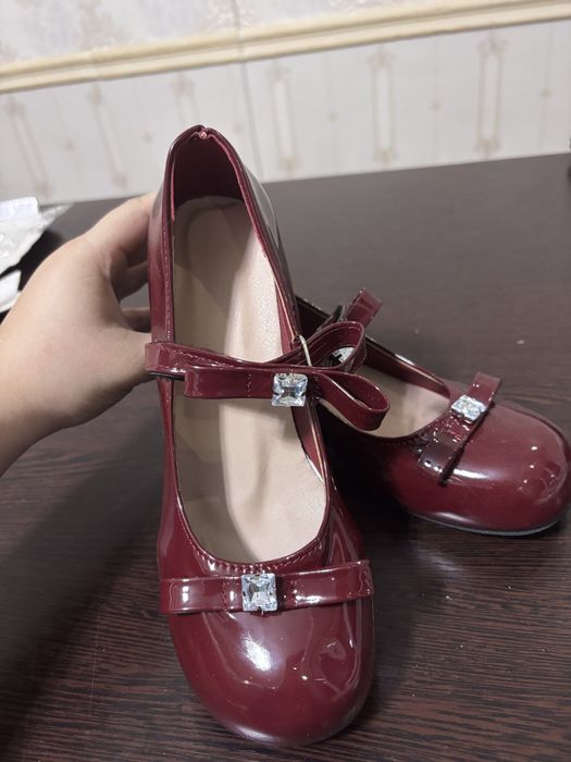 Бордовые туфли, 36р