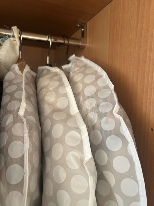 Мутоновая шуба, 42–44, до колен