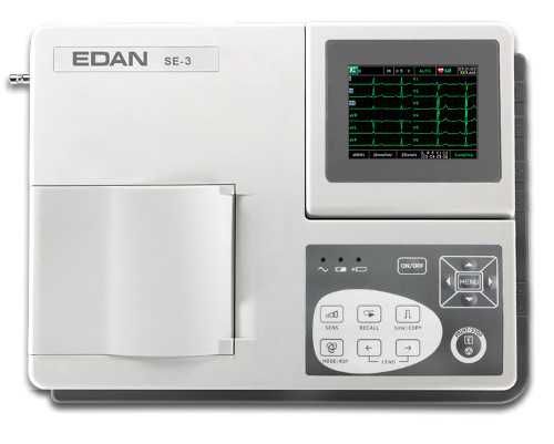 Электрокардиограф SE-3 EDAN с принадлежностями