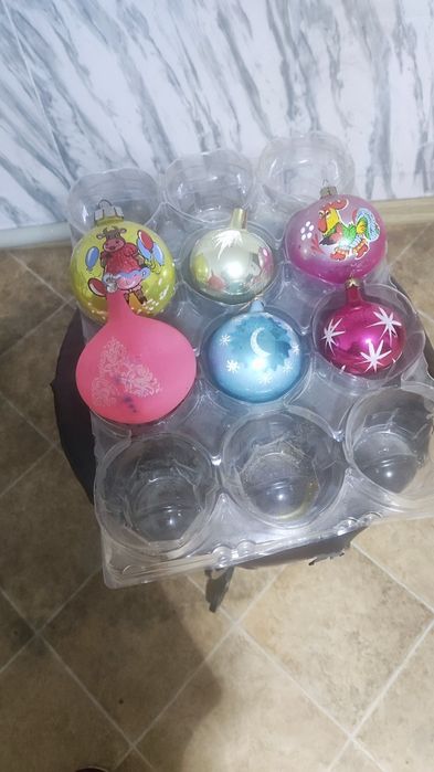 Елочные игрушки. Шары.советские