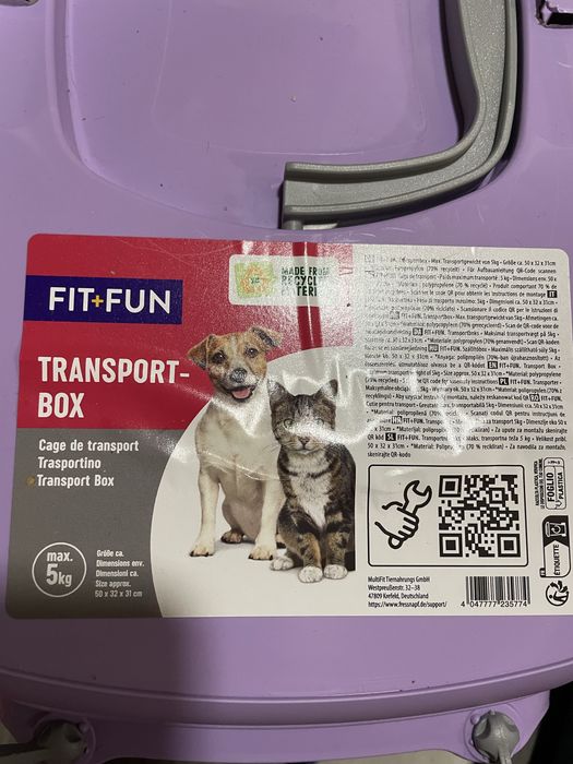 Cutie transport animale noua