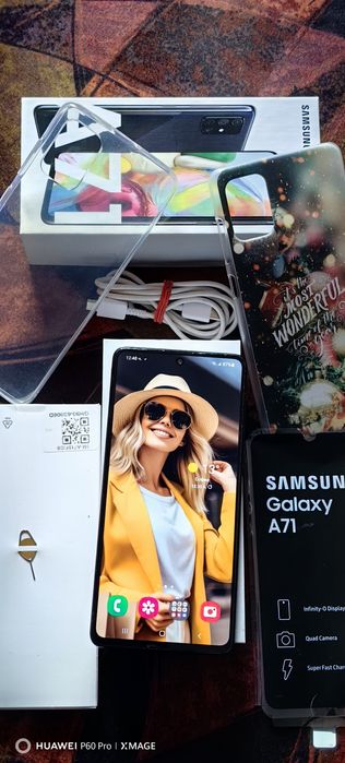 SAMSUNG  GALAXY A71- Топ състояние.Пълен комплект+подаръци