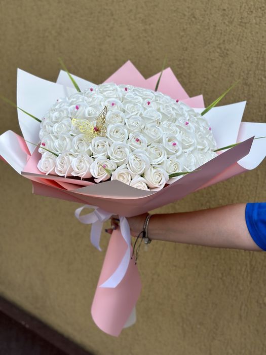 Buchete trandafiri de săpun