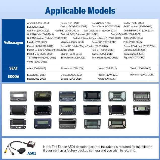 EONON мултимедия за VW Golf VI/V Polo Touran T5 Seat Skoda