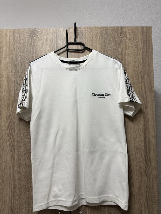 Tricou Christian Dior Couture alb – mărimea S