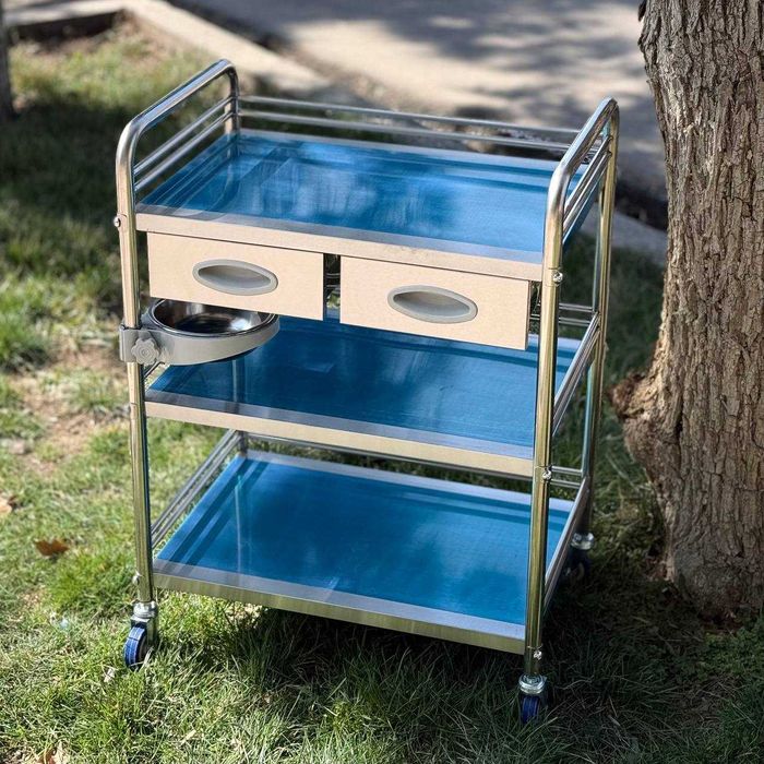 Медицинская тележка / Стол манипуляционный /Столик инструментальный