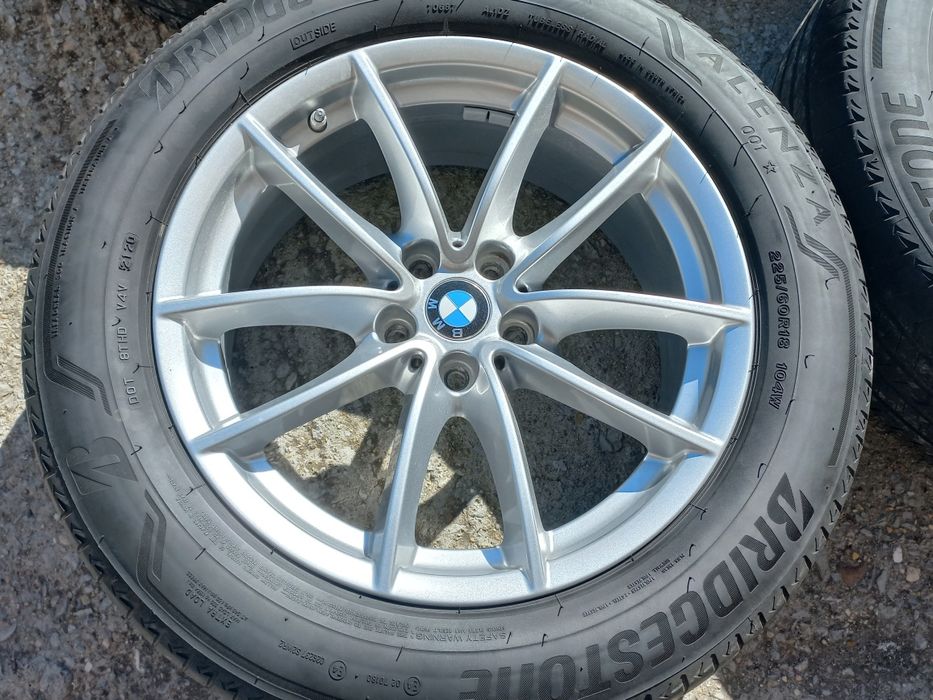 18"Bmw G 01 02 5x112 Style 618 7j et22 Като Нови С Дачици Перфектни!