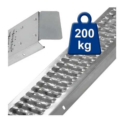 Метална рампа за мотор Сгъваема с 200кг товароносимост 180см