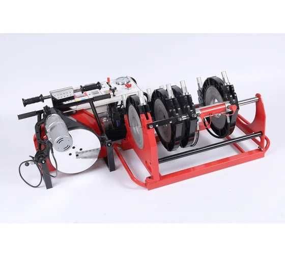 Сварка ПНД 200–450 мм HDPE butt welding пайка гидравлический svarka