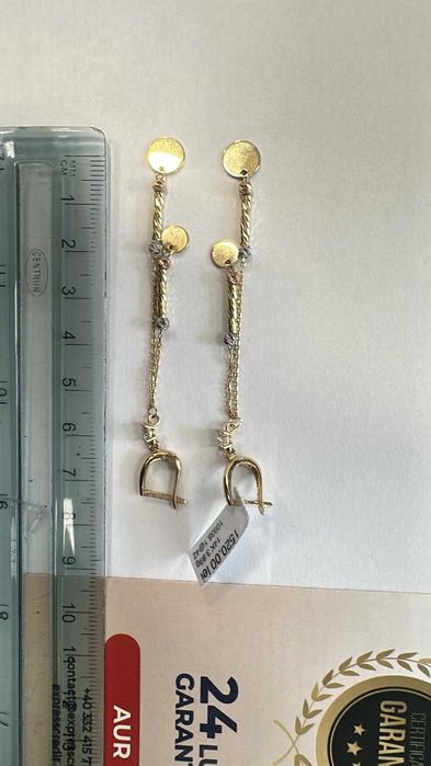 Cercei aur 14K 3.89 GR (Ag45 B:10938.42)