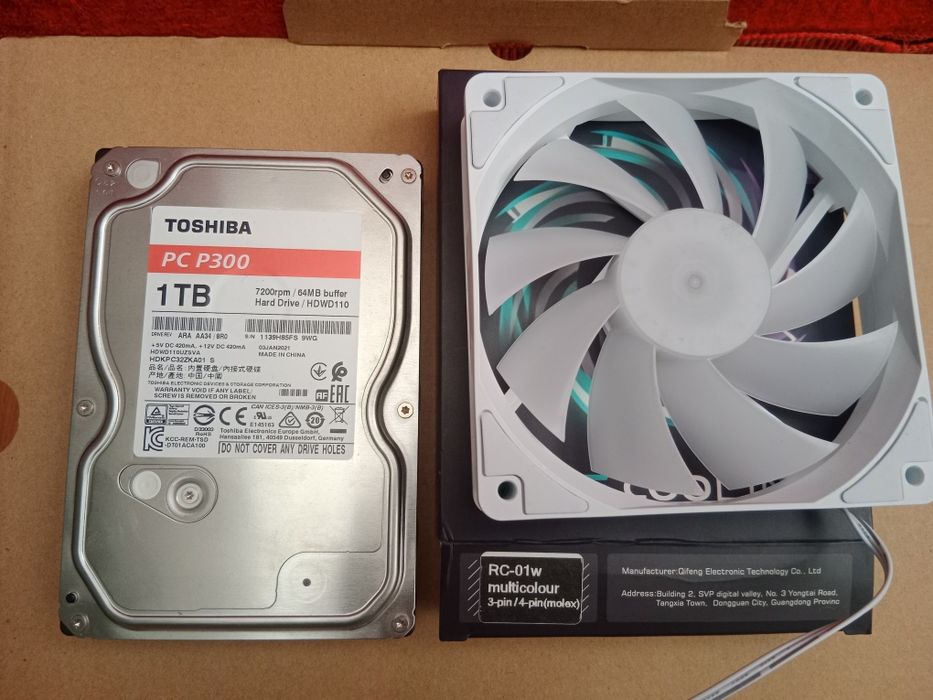 HHD 1000GB +RGB куллер