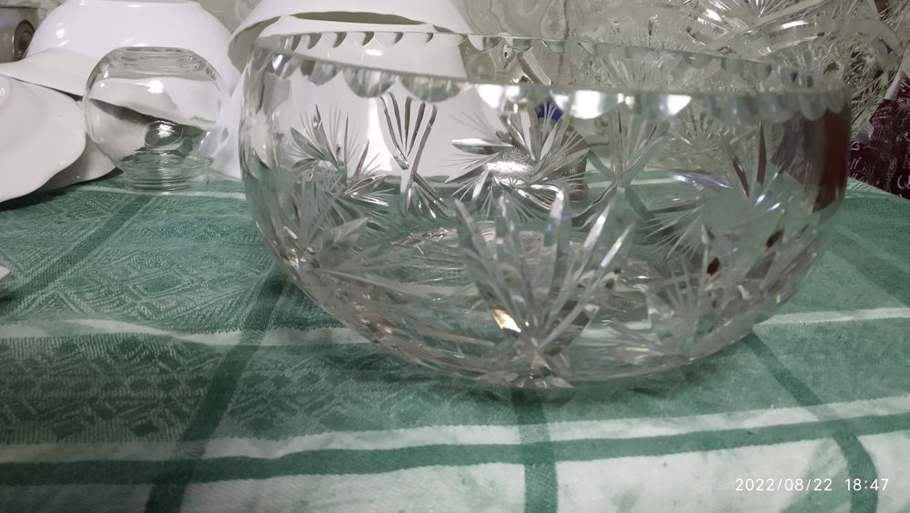 Вазы хрустальные времени СССР