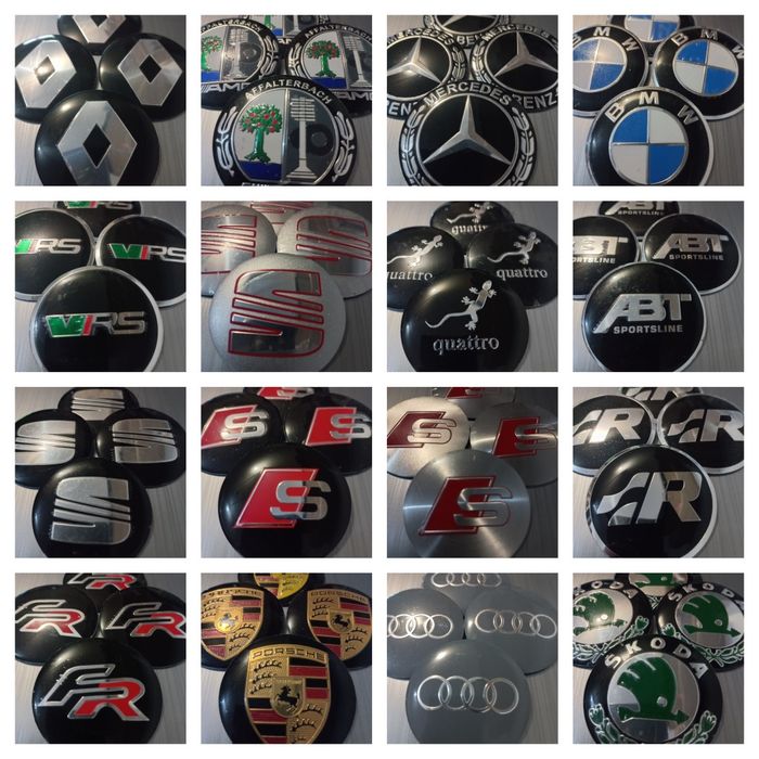 Embleme metalice autoadezive -