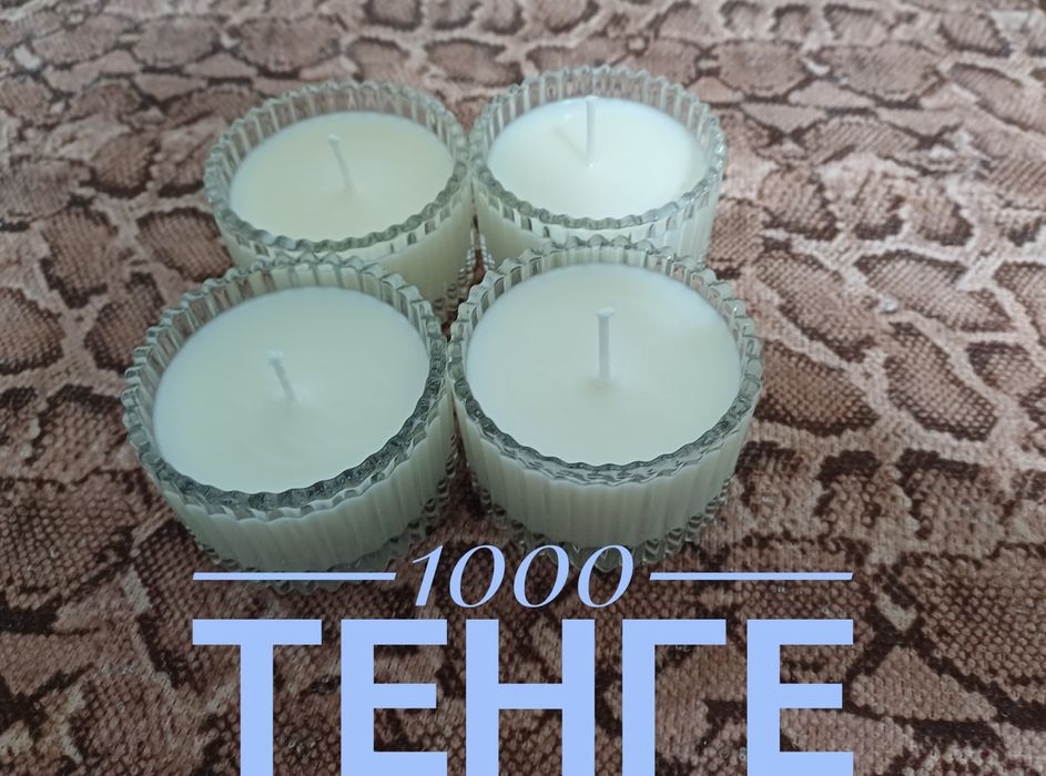 Свечи восковые с ароматом роз