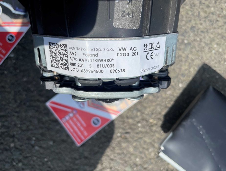 VW Golf 7 kit airbag volan pasager - plansa bord set centuri / cortine