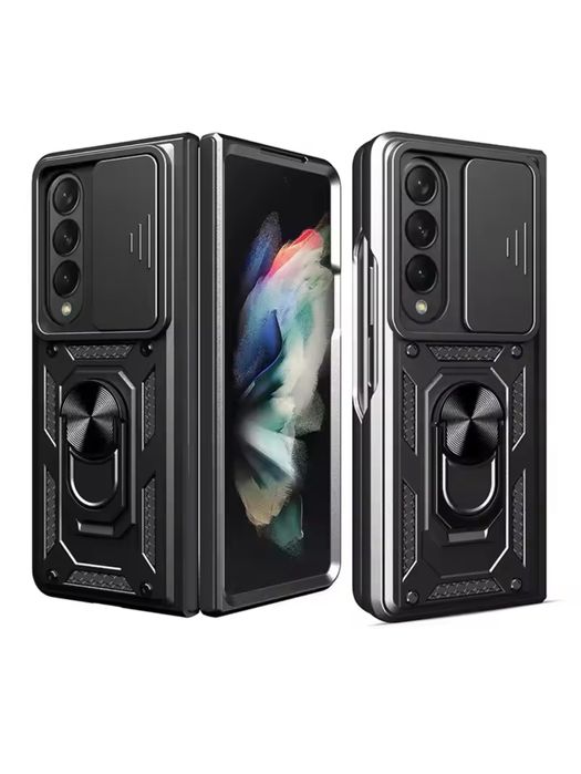 Samsung Z FOLD 4 5 Z FOLD 6 - Husa Armour Anti Soc Suport Metalic