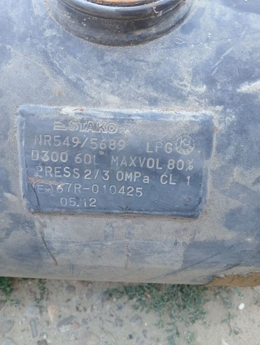 Butelie pentru gaz metan pentru mașini