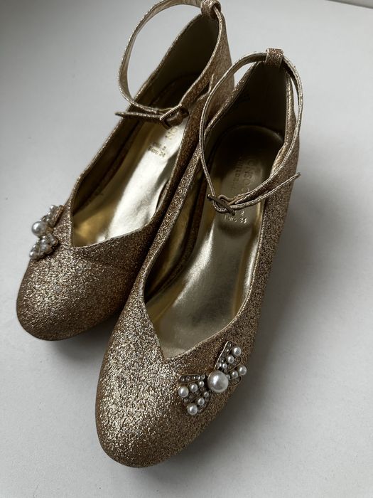 Туфельки для девочки MONSOON, размер 33–34