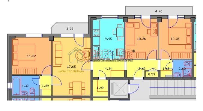 Apartament 4 camere I 80 mp | Șos. Berceni nr. 41 | Etaj 5/10
