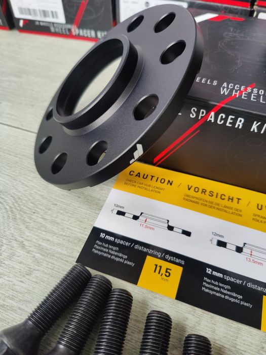 Distantieri 1cm/10mm BMW 5x120 distantiere + prezoane lungi incluse