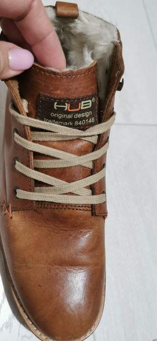 Ghete 38 piele îmblănite HUB