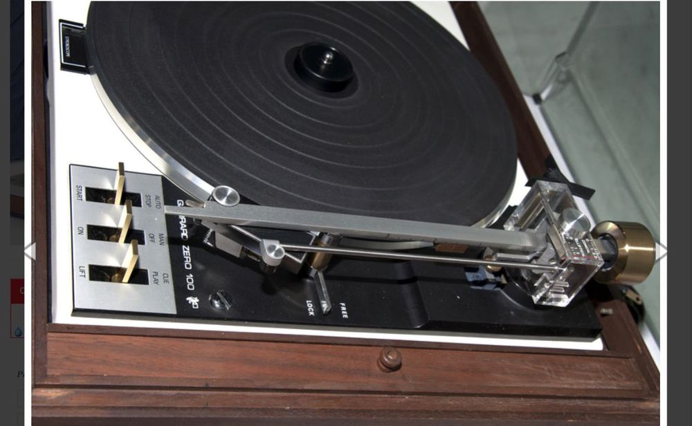 Проигрыватель виниловых пластинок Garrard Zero 100S