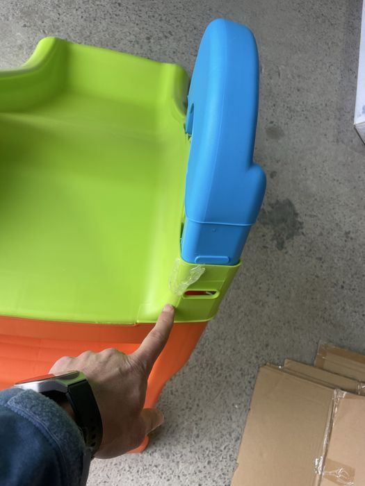 Tobogan Copii Keter K1 cu margini rotunjite pliabil si foarte stabil