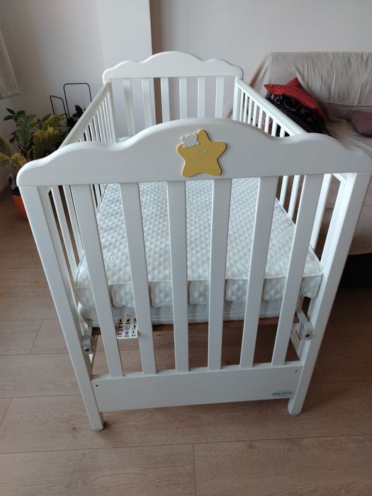 Детско легло кошара Baby Italia с два матрака 125 х 63 см