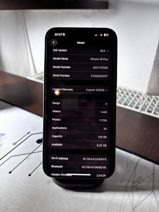 Vand/Schimb Iphone 16 plus 128 gb