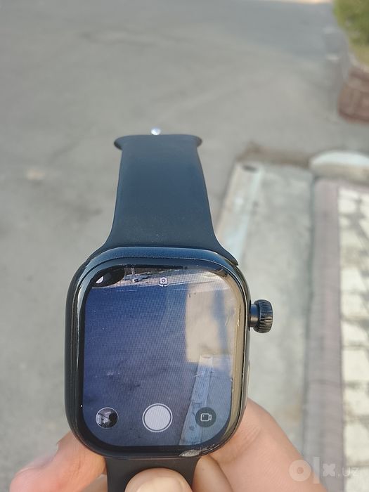 Sim kartali smart watch xolati ideal karobkasi yoqolgan 64 GB soat