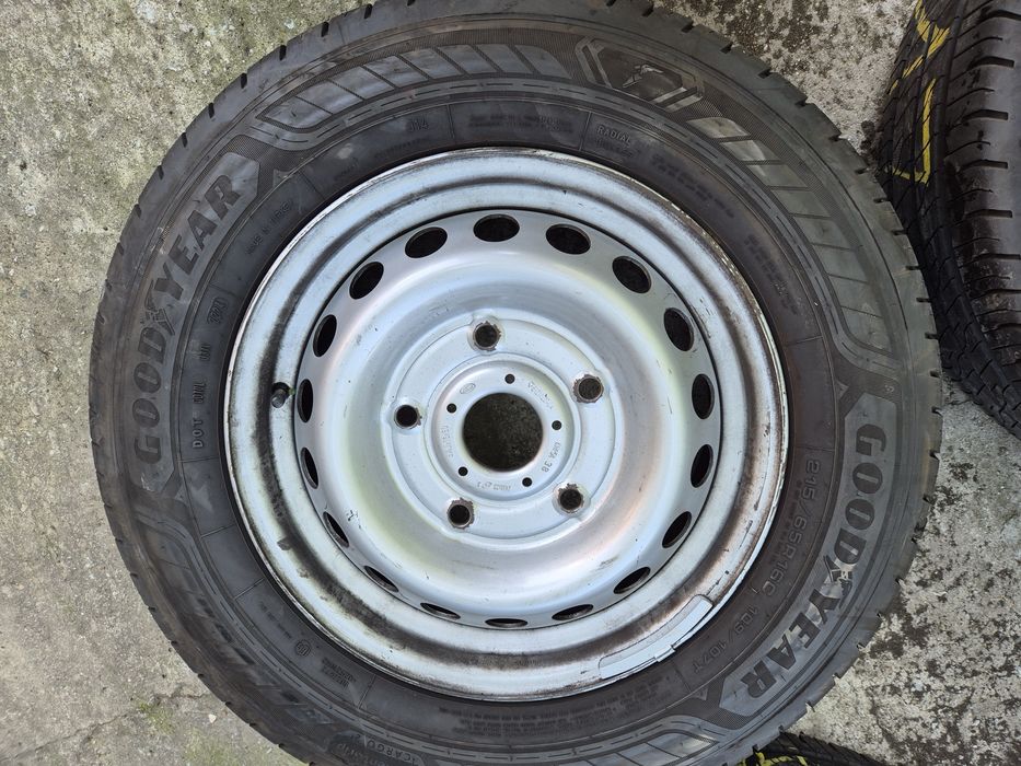 4бр стоманени джанти за Форд транзит къстъм  6.5ж Х16/ ет 60/