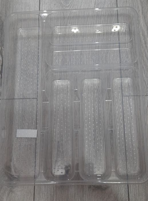 Organizator/Tava de tacamuri, Transparent 38 x 30 cm, Nou!