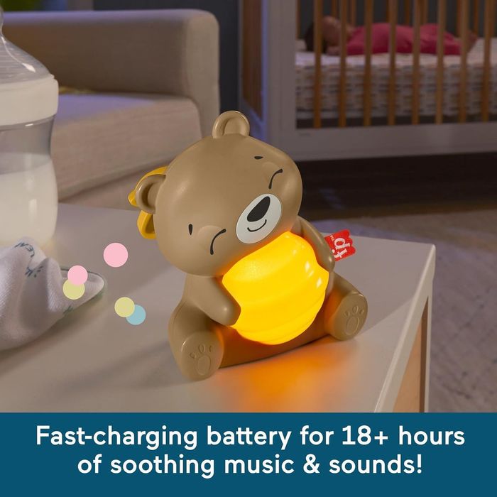 Fisher Price Успокояваща звукова машина Beary с USB