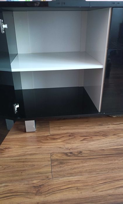 Comoda/Consola MDF Negru lucios