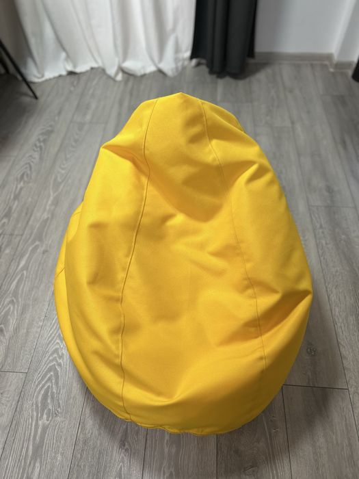 Fotoliu PUF nou galben