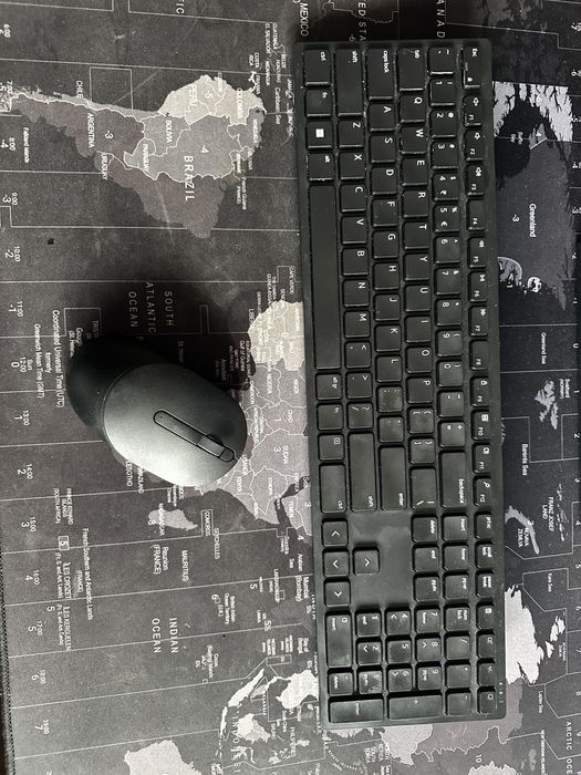 Комплект клавиатура и мишка Dell Pro Wireless 580-AJRP, черни, 4000DPI