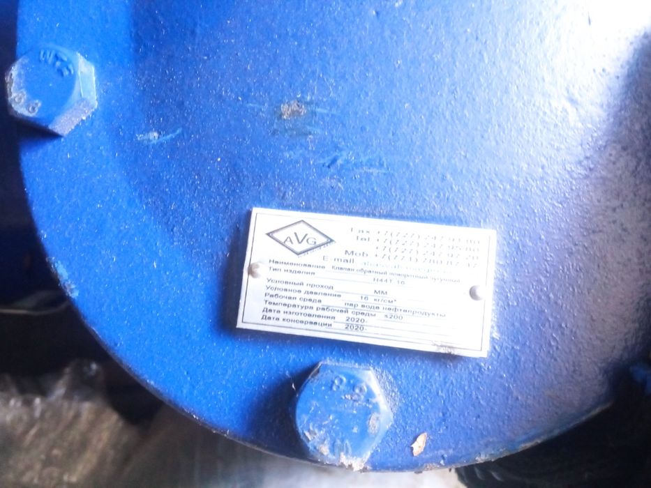 Клапан обратный чугунный