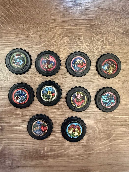 Покемон капачки Pokémon Tazos (Pogs)