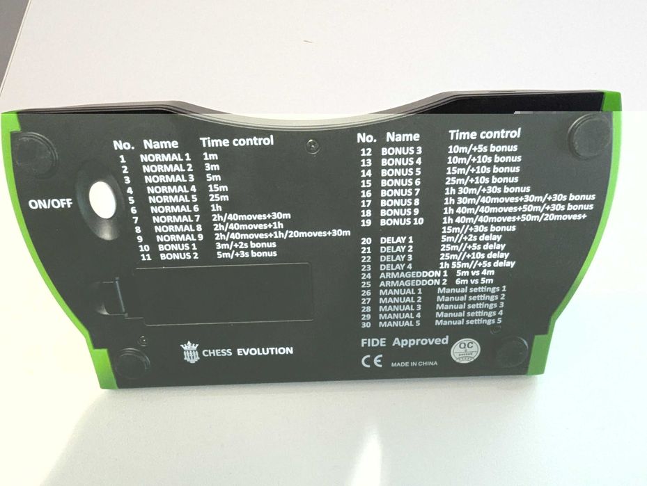 Ceas de sah Chess Evolution CE Clock Clasic