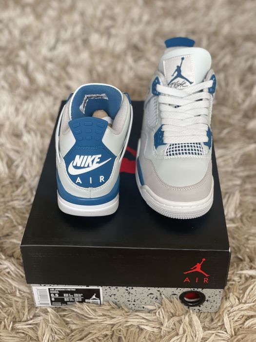 Air Jordan 4 Retro Military Blue Verificare Colet Full Box Size 36-45