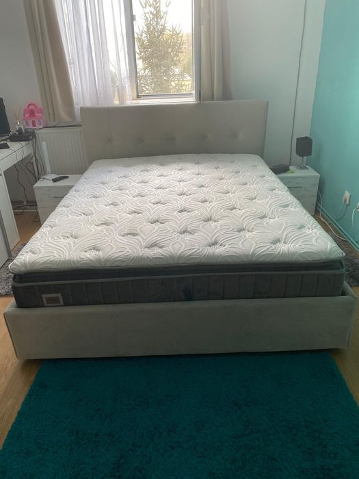 Saltea cu topper  incorporat ortopedica