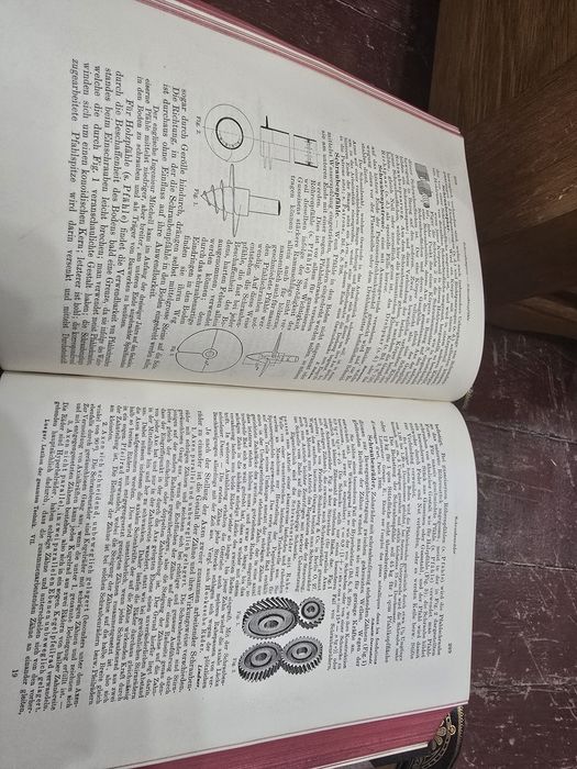 Set de cărți vechi "Lexikon der Gesamten Technik" de Otto Lueger