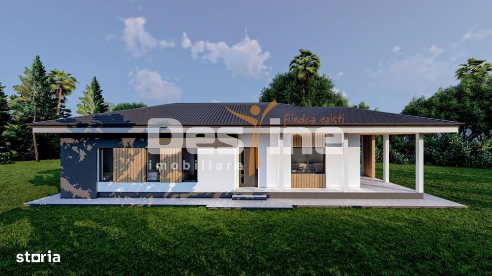 Casa  individuala, plan parter, 108 mp