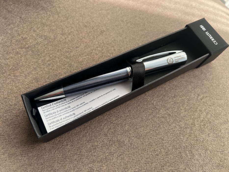 Cerruti 1881 Conquest Blue – луксозна метална химикалка, нова